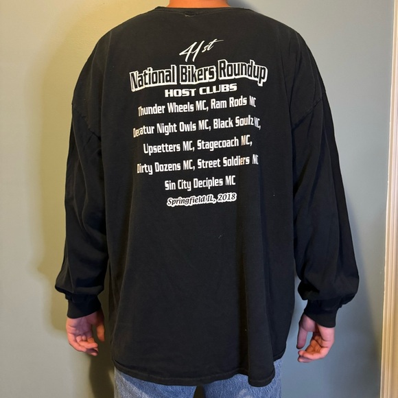 The National Biker Roundup 41st anniversary t shirt motorcycle rally - Picture 3 of 5